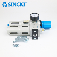 Unité de traitement d'air pneumatique SINCKI série FRC, filtre-régulateur-lubrificateur, composant pour air comprimé