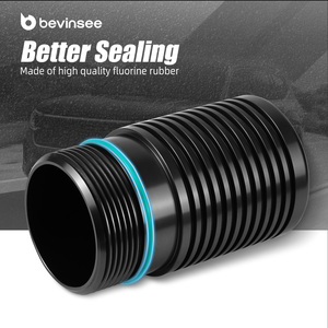 BEVINSEE Couvercle de boîtier de filtre à huile en aluminium pour VW pour moteur EA888 Gen3 4 2.0T <span class=keywords><strong>Golf</strong></span> R Mk7 Mk7.5 2.0 <span class=keywords><strong>TSI</strong></span> Gen 3 06L115408 - Product Image 2