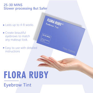 Kit de tinte de cejas y pestañas personalizado, Etiqueta Privada, pigmento de mezcla <span class=keywords><strong>Perma</strong></span> profesional, gel de tinte de cejas de Henna - Product Image 2