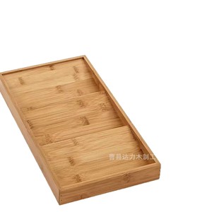 Bamboo Spice Rack Rectangle <b>Desktop</b> <b>Standing</b> Type Kitchen Organizer Multifunctional For Storing Spices Ingredients - Product Image 5