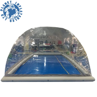 Couverture gonflable rectangulaire transparente extérieure de piscine de dôme de tente de couverture de piscine de PVC pour extérieur