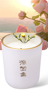 Velas Aromáticas <span class=keywords><strong>de</strong></span> Cera <span class=keywords><strong>de</strong></span> Soya Hechas a Mano con Diseño Artístico Moderno, Aromas Personalizables en Frasco <span class=keywords><strong>de</strong></span> Vidrio para Uso en Diwali - Product Image 3