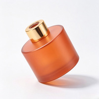 Diffuseur d'huiles essentielles en verre transparent avec embout à vis coloré, bouteille de diffusion de parfum 120 ml