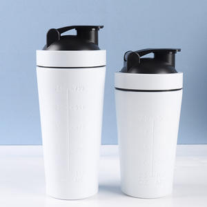 Bouteille shaker de protéines en acier inoxydable 304 à double paroi de haute qualité pour la salle de sport en extérieur, fournie directement par l'usine - Product Image 6
