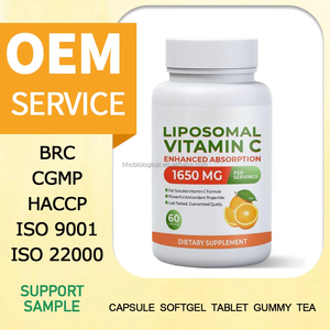 Vitamina liposomal C1650mg 60 cápsulas Soporte inmunológico antioxidante de alta absorción para adultos y recién nacidos Estimulador de colágeno de la piel - Product Image 2