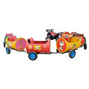 Trenino Elettrico Commerciale Senza Binari per Aree Panoramiche Fattorie e Visite Turistiche all'Aperto in Vendita - Product Image 4