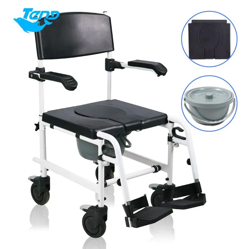 Складное складное стальное кресло-коляска