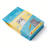 Sachet d'emballage alimentaire surgelé imprimé sur mesure, étanche, résistant à l'humidité, refermable, avec fermeture éclair, pour stockage alimentaire, à fond stable