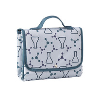 Cartoon-Print Multifunktionale Polyester Faltbare Wickeltasche Wasserdichte Handtasche Baby-Windel-Bett Rucksack
