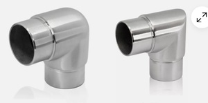 Ba Lan thép không gỉ lục bình lan can góc tuôn ra cong khuỷu tay đường sắt phù hợp phụ kiện đường ống Hàn cuối kẹp hóa chất - Product Image 4