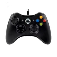Manette de jeu filaire PC360 pour PC, compatible Steam et Black Myth, avec vibrations et joysticks
