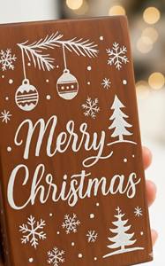 Urna Funeraria de Primera Calidad con Diseño Navideño Impreso, Urna para Cremación en Venta por Exportadores - Product Image 2