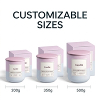 Boîte cadeau portable pliable en carton ivoire personnalisée avec impression UV et ouverture fenêtrée pour bougies parfumées et savons parfumés