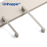 Unihopper moderne ZAMAK or brossé boutons armoire meubles tire poignée polie armoire quincaillerie poignées