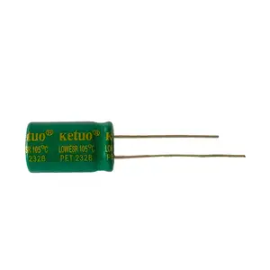 25V1000UF 10*17mm 105C Aluminum Electrolytic Capacitors with Guide Pins High-Temperature Resistant