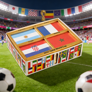 Marco de Fotos Deportivo Personalizable y Duradero <span class=keywords><strong>del</strong></span> Campeonato <span class=keywords><strong>Mundial</strong></span> de Fútbol <span class=keywords><strong>2022</strong></span> para Recuerdos de Eventos de Fútbol - Product Image 1