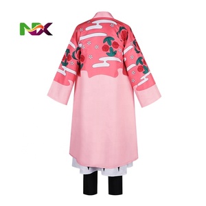Capa de Disfraz de Cosplay del <span class=keywords><strong>Capitán</strong></span> Shunsui Kyoraku de la Guerra de Sangre de Mil Años, Blanqueada - Product Image 4