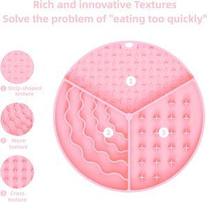 Silicone <b>Cat</b> Dog Licking <b>Mat</b> with Suction Cups Pet Feeding Lick <b>Mat</b> for Dogs Non Toxic Bpa Free Eco Friendly Slow Feeder <b>Mats</b> - Product Image 3