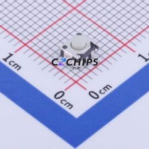 K2-1812SA-D4DW-04 Tactile Switch SMD Switch 2.5N Horizontal Mount 4.3mm 3.4mm - Product Image 1
