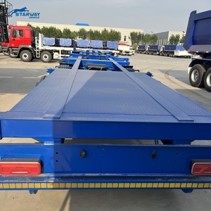 <strong>20</strong> <strong>Ft</strong> to 40 <strong>Ft</strong> Skeletal Container Chassis Skeleton Semi <strong>Trailer</strong> - Product Image 4