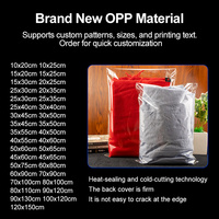 Sacs, feuilles et rouleaux en PE OPP transparent recyclables pour l'emballage de vêtements et de chaussures, impression sérigraphique, fermeture autocollante (OEM/ODM)