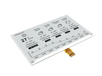 Waveshare 7.5 inci e-ink Raw Display 800x480 hitam putih E kertas SPI antarmuka kompatibel dengan Raspberry Pi 2B/3B/3B +/Zero/Zero W