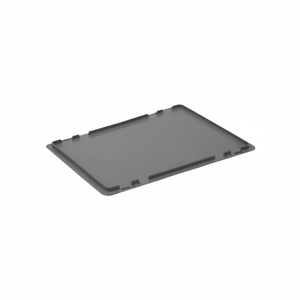 Etap Heavy Duty 40x30 Plastic <b>Crate</b> Lid Solid Box Protective Cover Stackable for Logistic Storage - Product Image 2