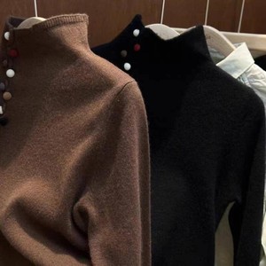 Child Star Circle Girls Sweater Turtleneck Full Sleeve Soft Knitwear Autumn Winter Casual For Toddlers - Product Image 2
