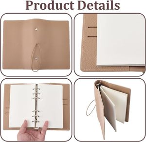 Carnet de notes en cuir personnalisé A5, M5, A7, A6, A5, carnet de planification portable, carnets détachables pour l'école, carnet personnalisé avec logo - Product Image 4