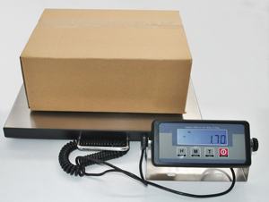 대형 플랫폼 스케일 16 인치 x 12 인치 스테인레스 스틸 디지털 우편 배송 무게 무게 무게 헤비 듀티 바닥 규모 440lb - Product Image 3