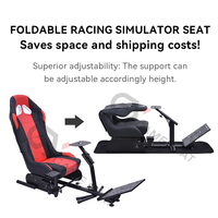 Siège de simulateur de course pliable et réglable GY022, compatible avec Logitech Thrustmaster PXN pour PC, PS, Xbox Consoles