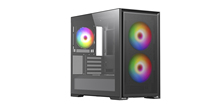 2024 nouveau boîtier d'ordinateur OEM fait maison M ATX Visible fenêtre en verre trempé armoire de bureau PC noir Usb alliage d'aluminium