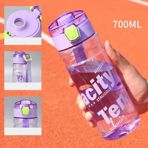 Tiannuo Sports Water Bottle 700Ml Bpa Free Portable For Students Back To School Unisex <b>Drinkware</b> - Product Image 3
