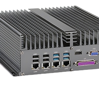 Mini PC industriel sans ventilateur Intel I7-6700HQ, ordinateur embarqué 4LAN 6COM RS232, large plage de température, CE RoHS IPC pour l'automatisation à l'extrémité
