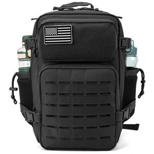 Mochila Táctica Vintage Impermeable con Forro <span class=keywords><strong>de</strong></span> Poliéster para Hombre, Mochila <span class=keywords><strong>de</strong></span> Día, Mochila <span class=keywords><strong>de</strong></span> 3 Días para Excursiones, Mochila <span class=keywords><strong>de</strong></span> Senderismo con Porta Botella - Product Image 5