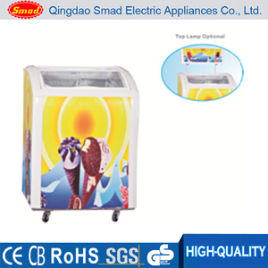 Xs-150 Flat Glass Door Mini Chest <b>Freezer</b> with Lock Xs-150 Chest <b>Freezer</b> - Product Image 4