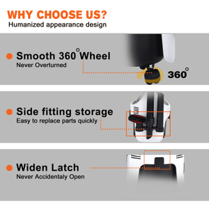 Piccolo pulitore portatile portatile ad alta potenza per polvere briciole di sabbia Ultra leggero aspirapolvere portatile per auto di casa piccola polvere - Product Image 3