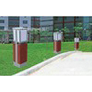Wooden Solar Lawn <b>Lights</b> <b>LED</b> <b>Light</b> <b>Sensor</b> Water Resistant Semi Flush Mount Outdoor Garden Lighting - Product Image 1