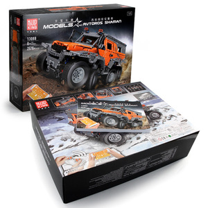 Mould King 13088s 1/8 <span class=keywords><strong>Voiture</strong></span> de jouet Conqueror sibérien, modèle de <span class=keywords><strong>voiture</strong></span> télécommandée 2,4 GHz, blocs de construction avec lumière LED - Product Image 1