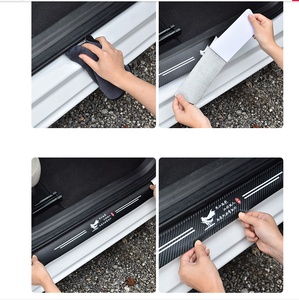 Step <strong>Sill</strong> 4 Pcs Carbon Fiber <strong>Car</strong> Door <strong>Sill</strong> Sticker <strong>Protector</strong> 1 Set 4 Pcs, <strong>Car</strong> Accessories Door <strong>Sill</strong> Scuff - Product Image 5