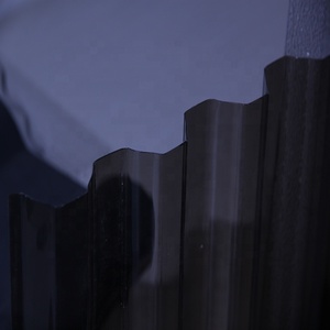 Rõ ràng năng lượng mặt trời tối màu xám Tinted rắn sóng <span class=keywords><strong>Polycarbonate</strong></span> tấm lợp 1.7mm 2mm 2.5mm với cách âm - Product Image 6