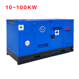 Xi lanh đơn bốn xi lanh 1/3 pha nước làm mát bằng máy phát điện diesel im lặng thiết lập để sử dụng nhà - Product Image 2