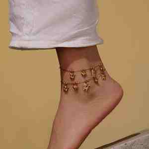 قلادة شخصية مطلية بالذهب عيار 18 قيراط من الفولاذ المقاوم للصدأ مع الزركون، هدية للنساء منخفضة الحساسية - Product Image 3