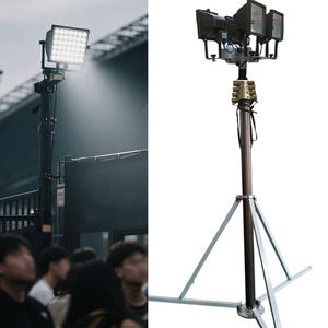 Mât télescopique pneumatique de 30 kg, 6 m - 12 m, pour télécommunications et éclairage, avec trépied - Product Image 4