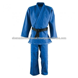 Shemax 2024 Costume de judo d'art martial unisexe pour enfants Bleu foncé - Product Image 2