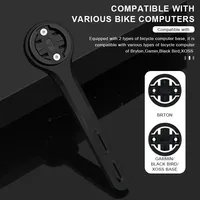 Support de compteur de vélo RIDERACE pour Garmin Edge Series GOPRO, support de chronomètre GPS en nylon, sangle en caoutchouc, compteur de vitesse pour le cyclisme