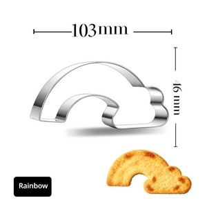 Ensemble de moules à biscuits en acier inoxydable de qualité alimentaire avec soleil et lune croissante pour des activités de pâtisserie amusantes en famille - Product Image 2