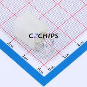 DLL-5569-4AWS Wire-to-Board Pin Header Bent Lead Through Hole,P=4.2mm Connector 2x2P 4.2mm Right Angle Insert 4P - Product Image 2