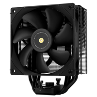 Refroidisseur de processeur Thermalright AS120 EVO DARK, hauteur 156 mm, entièrement noir, 4 caloducs, radiateur à air HDT, compatible AM4 AM5 LGA1700 1851