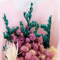 Vente en gros personnalisé petit bouquet de fleurs séchées vente chaude belle fête des mères saint valentin remise des diplômes noël